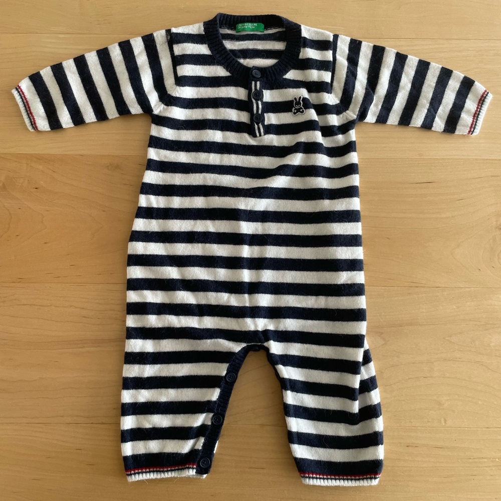 United Colors of Benetton Striped One-Piece